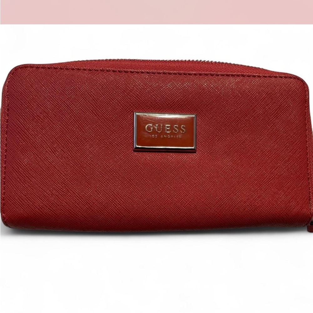 GUESS Red faux leather Women's Wallet